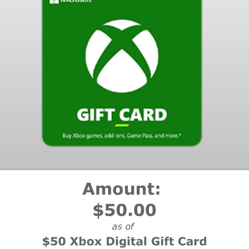 Microsoft Xbox Digital Gift Card - Green